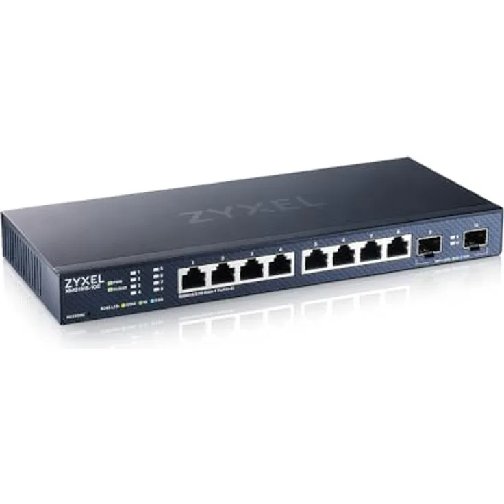 Zyxel XMG1915-10E, 8-Port 2.5GbE, 2 SFP+ Smart Switch, hybird Mode, standalone or NebulaFlex Cloud