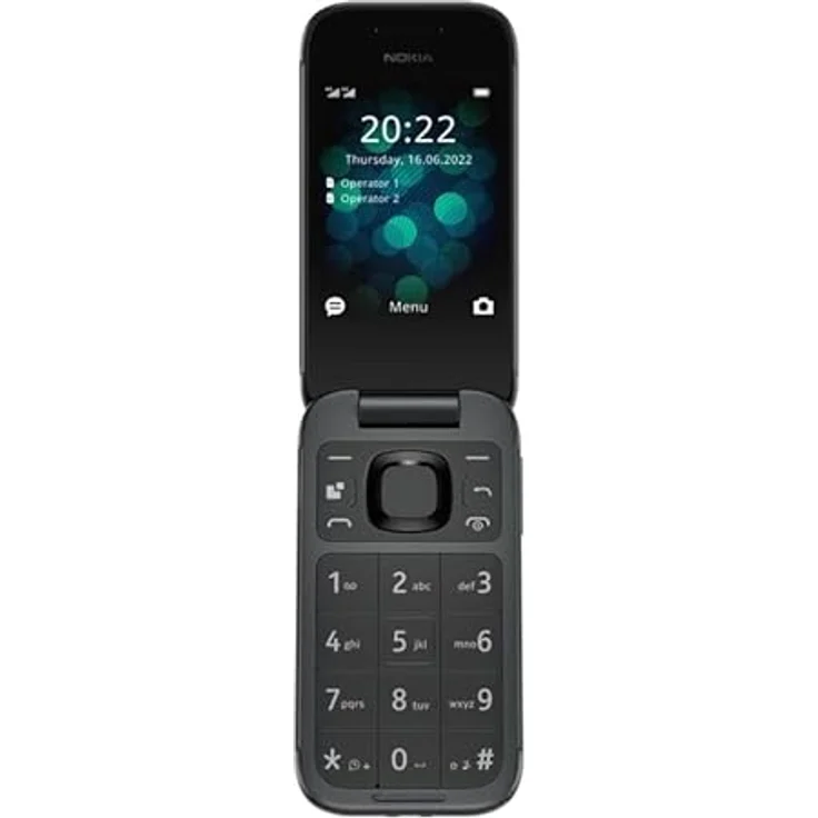 Nokia 2660 Flip-Funktionstelefon mit 7,1 cm (2,8 Zoll) Display, 4G-Konnektivität, Hörgerätekompatibilität (HAC), integrierter Kamera, MP3-Player, kabellosem FM-Radio und klassischen Spielen – Bild 2