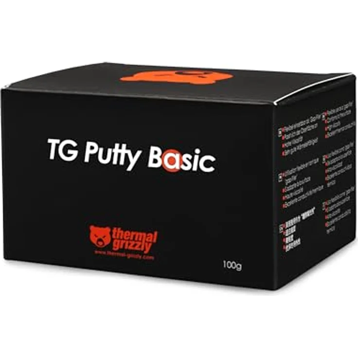 Thermal Grizzly Putty Basic, Wärmeleitpaste für PC-Kühlung, 100g, elektrisch isolierend, mittlere Wärmeleitfähigkeit – Bild 7