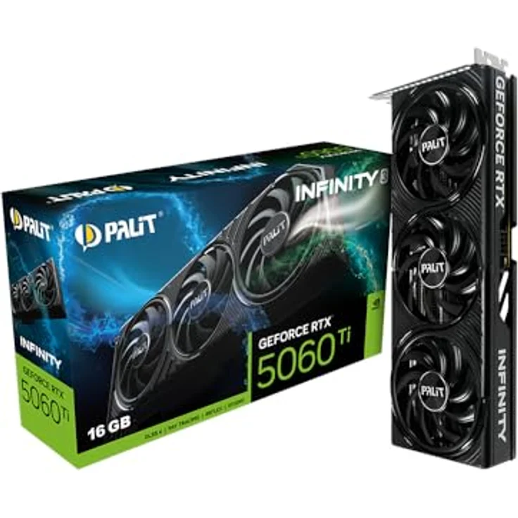 PALIT GeForce RTX 5060 Ti Infinity 16GB Grafikkarte HDMI/DP – Bild 1