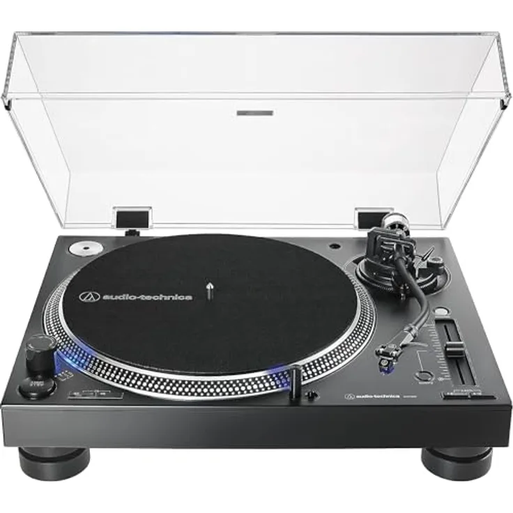 Audio-Technica AT-LP140XP (Manuell), Plattenspieler, Schwarz