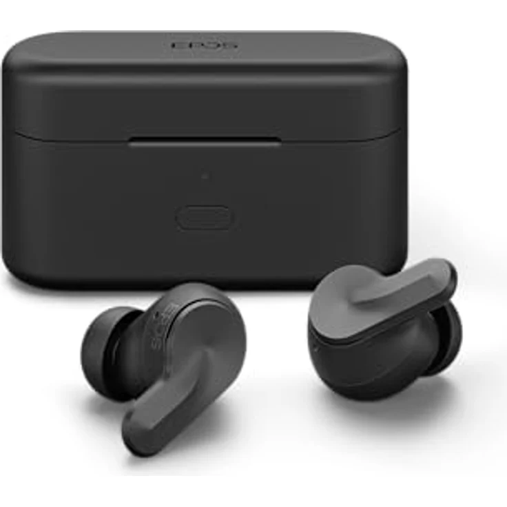 EPOS ADAPT E1, Bluetooth Earbuds in Schwarz mit Hybrid ANC, Multi-Connect, IPX5, Teams und iPhone Zertifizierung – Bild 1