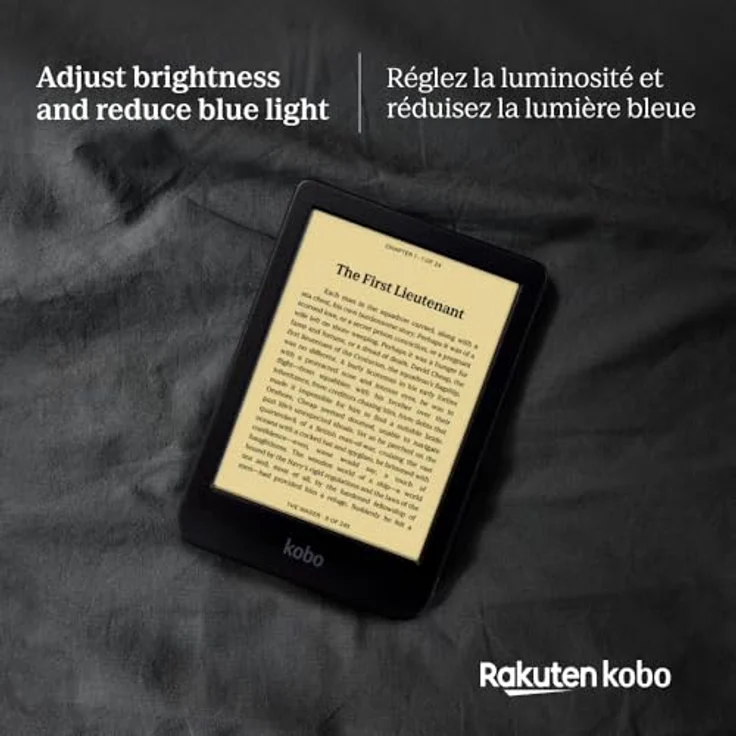 Kobo Clara BW | eReader | 15,2 cm (6 Zoll) blendfreier Touchscreen mit ComfortLight PRO | Dunkelmodus-Option | Hörbücher | wasserdicht | 16 GB Speicher | Schwarz – Bild 5