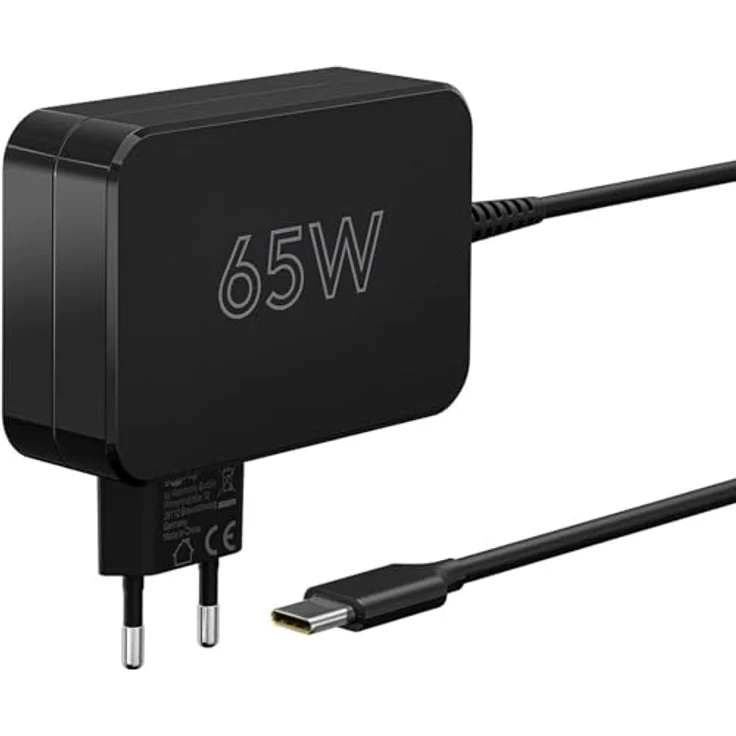 Goobay USB-C-Ladegerät für Laptops 65 W, kompaktes Notebook Netzteil mit Power Delivery 2.0, Schwarz – Bild 1