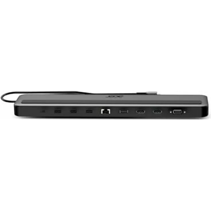 Acer 13-in-1 Docking Stand - Dockingstation - USB-C, Hochwertige Abmessungen, langlebig, hochwertige Material, flexible Gestaltung