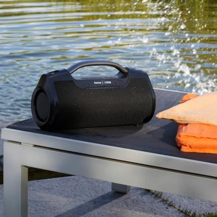 Hama Mate Pro Bluetooth Lautsprecher Outdoor 60W (wasserfest IPX6, 12 Stunden Akkulaufzeit, schwarz) – Bild 4
