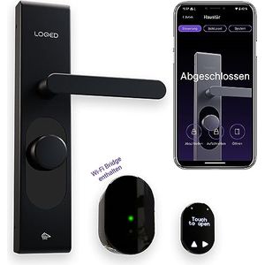 Bild für LOQED Touch Smart Lock Türschloss Schwarz