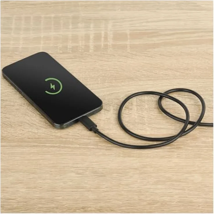EMOS USB-Ladekabel Typ C auf Typ C - 1m, 2.0 USB-C, Schwarz - High Speed 480 Mbit/s, 5A/100W – Bild 4