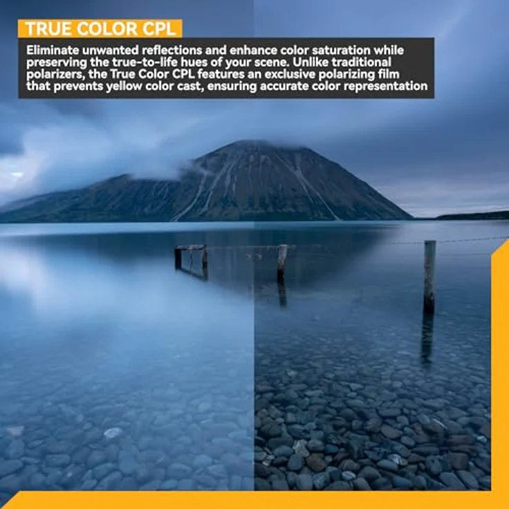 NiSi JetMag Pro 82MAG True Color CPL, Kamera-Filter mit Multi-Layer-Nanobeschichtung, wasserdicht und kratzfest – Bild 4