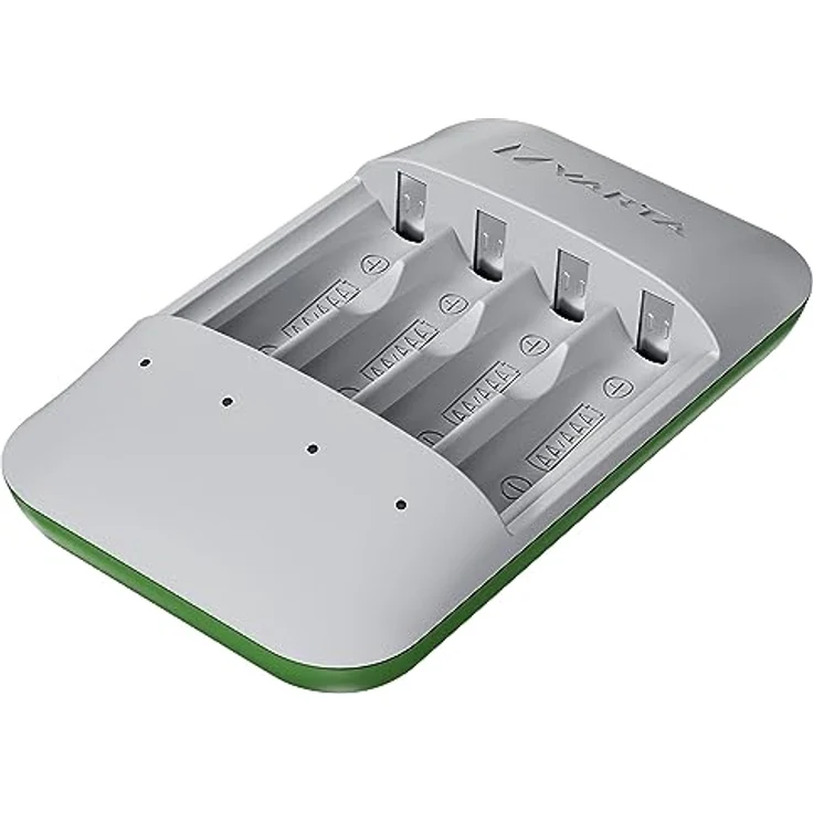 Varta Eco Charger Pro Akku Ladegerät inkl. 4X AAA 800mAh, 75% recyceltes Gehäuse, für AA/AAA Batterien – Bild 3