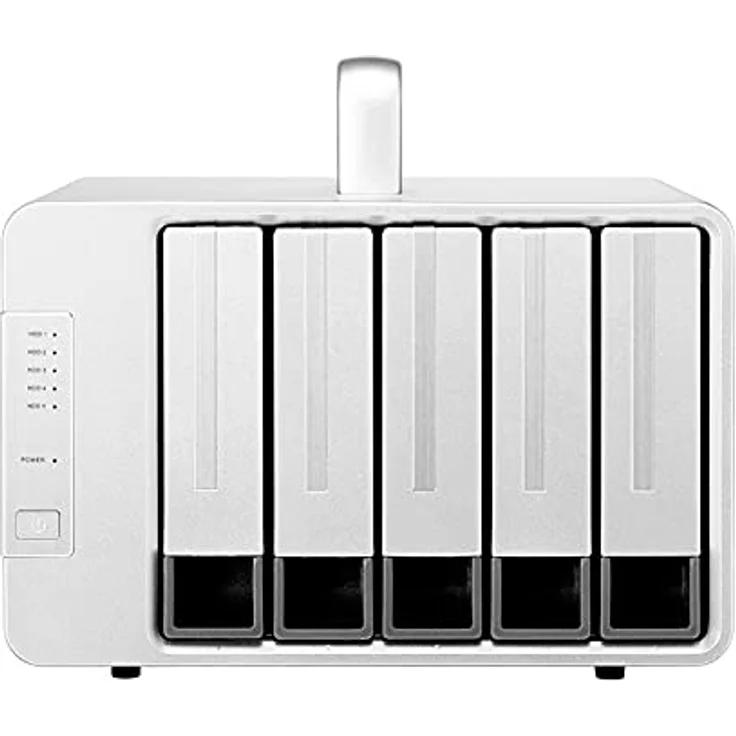 TerraMaster D5 Thunderbolt 3, Desktop NAS mit 5 Einschüben, Grau, bis zu 90 TB Speicherkapazität – Bild 2