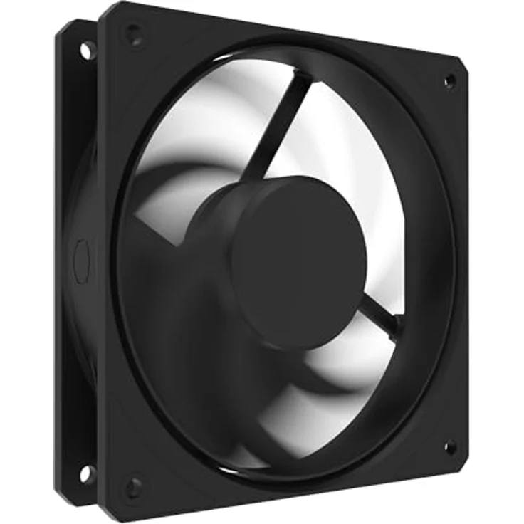 Cooler Master Mobius 120 Black Edition Gehäuselüfter, 120 mm, hohe Leistung, dynamisches Gleitlager, 2050 U/min, PWM-Lüfter, geräuscharmer Lüfter, 63,1 CFM Luftstrom – Bild 2