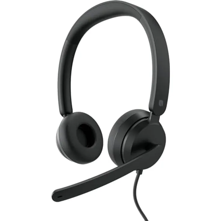 Incase Modernes USB-C-Headset, entworfen von Microsoft, On-Ear-Stereo-Kopfhörer mit Geräuschunterdrückung, Inline-Lautstärkeregler und Teams-Zertifizierung, kabelgebunden