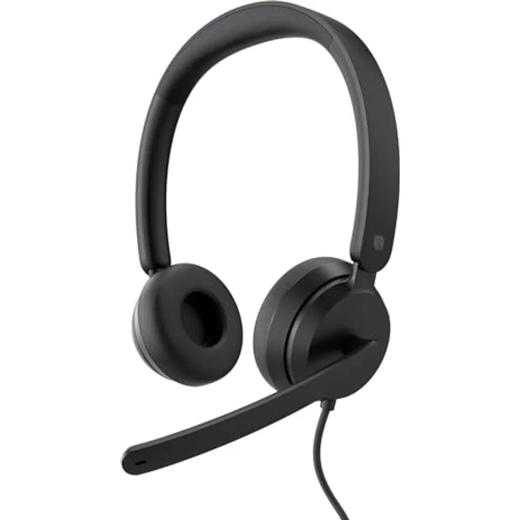 Incase Modernes USB-C-Headset, entworfen von Microsoft, On-Ear-Stereo-Kopfhörer mit Geräuschunterdrückung, Inline-Lautstärkeregler und Teams-Zertifizierung, kabelgebunden – Bild 1