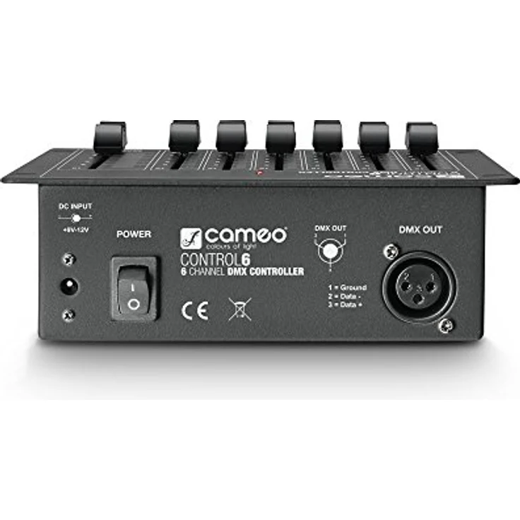 Cameo Control 6 DMX-Controller mit 6 Kanälen schwarz - Preisvergleich – Bild 4