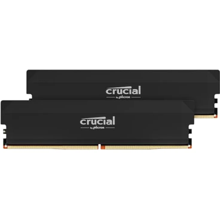Crucial Pro DDR5 RAM 32GB Kit (2x16GB) 6000MHz CL36, Overclocking Edition, Intel XMP 3.0 / AMD Expo, PC Computer Arbeitsspeicher 32GB DDR5 - CP2K16G60C36U5B - Preisvergleich – Bild 1