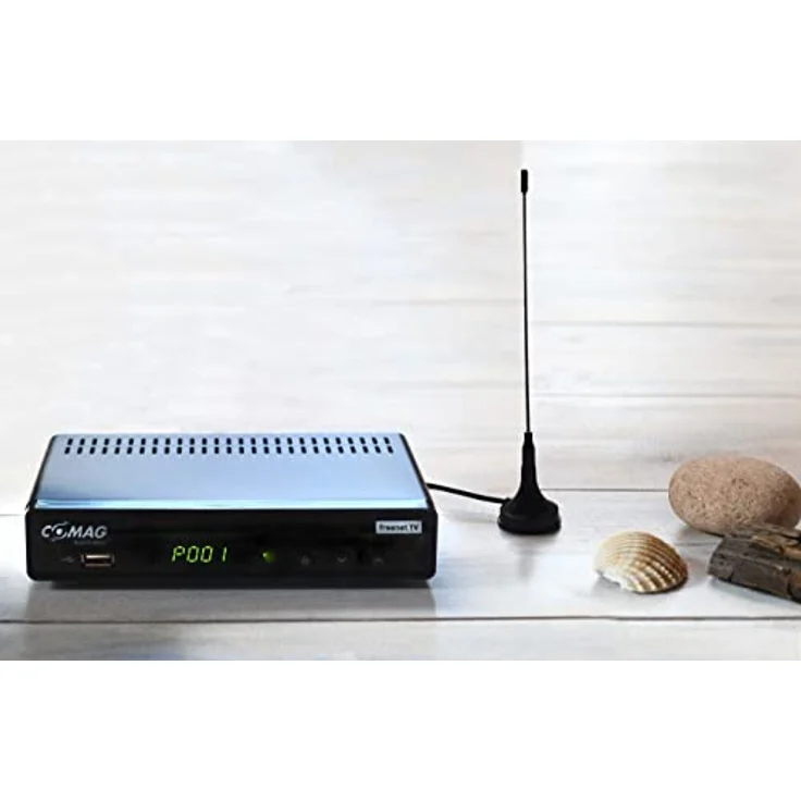 COMAG SL65T2 DVB-T2 Receiver, Freenet TV (Private Sender in HD), PVR Ready, Full-HD 1080p, HDMI, SCART, Mediaplayer, USB 2.0, 12V tauglich, 2m HDMI Kabel und DVB-T2 Antenne – Bild 5