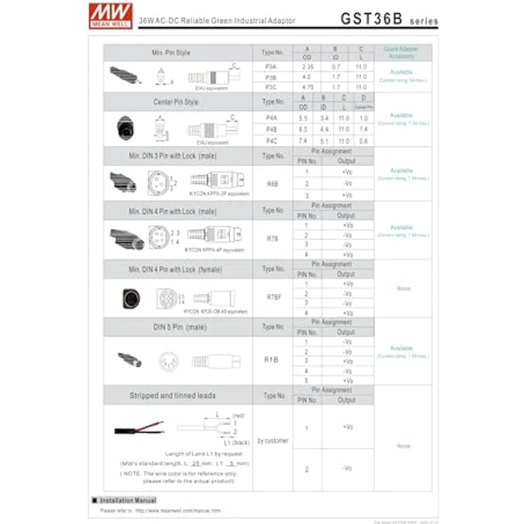 MEAN WELL GST36B12-P1J, AC/DC Tisch- und Steckernetzteil 12 V 36 W, 3 A – Bild 5