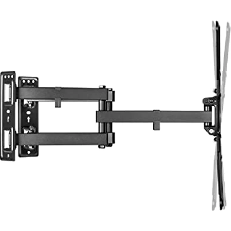 Equip 650328 Neig-/schwenkbare Eck-TV-Wandmontagehalterung/23 bis 55 Zoll/Wandhalterung/6Gelenke neigbar/schwarz – Bild 4