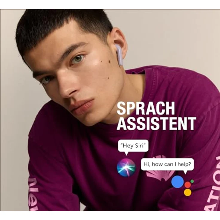 Fresh'N Rebel Twins Core True Wireless earbuds - Dreamy Lilac (6 h, Kabellos), Kopfhörer – Bild 5