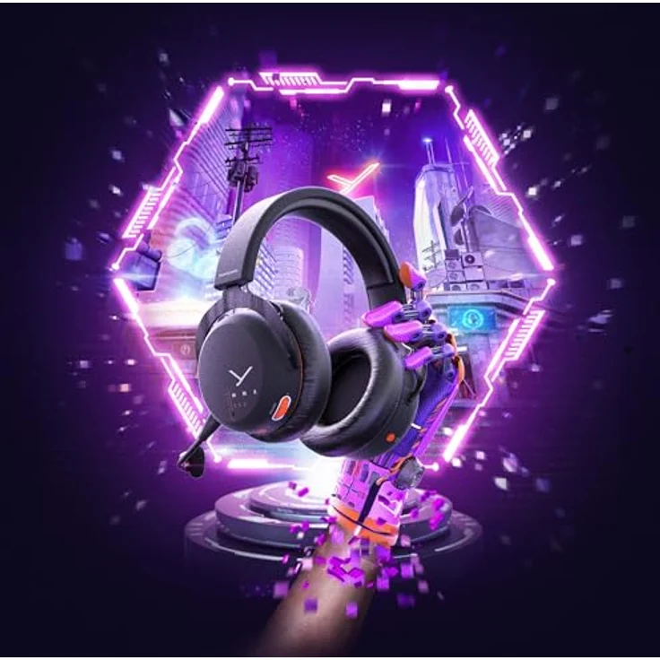 beyerdynamic MMX 200 Wireless Gaming-Headset (schwarz) mit Mikrofon, kabelloser Kopfhörer mit USB-Dongle, geeignet für PC, Xbox, Playstation und Nintendo Switch – Bild 5