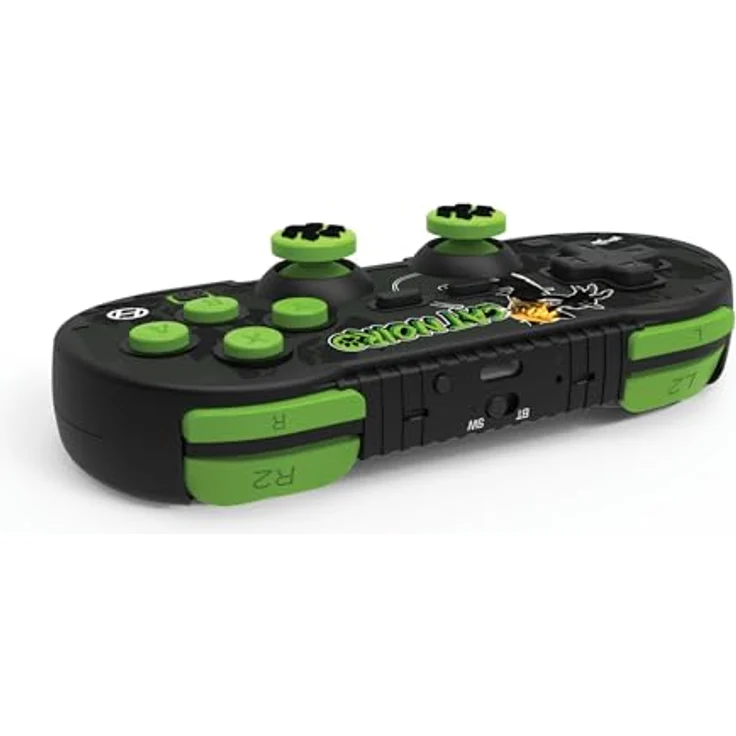 Hyperkin Miraculous Wireless Cat Noir Controller, Gaming Controller für Android, iOS, PC, Switch OLED, Schwarz-Grün, kabellose Bluetooth-Verbindung, ergonomisches Design, wiederaufladbare Batterie – Bild 2