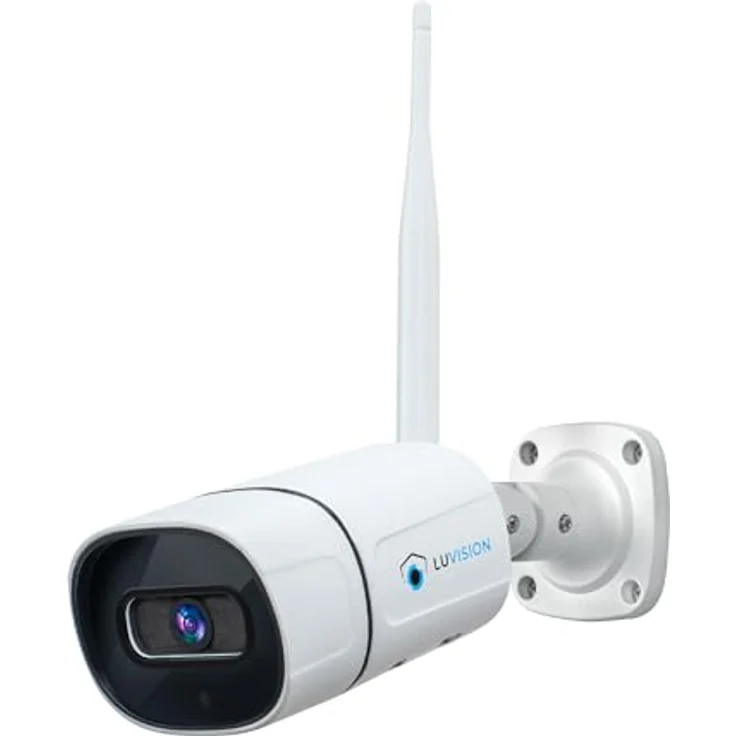 LUVISION LV-101 Erweiterungskamera, kabellose WLAN Außenüberwachungskamera mit 3MP, IP65 Wasserdicht, Nachtsicht bis 20m, 2-Wege-Audio und PIR-Bewegungserkennung – Bild 1