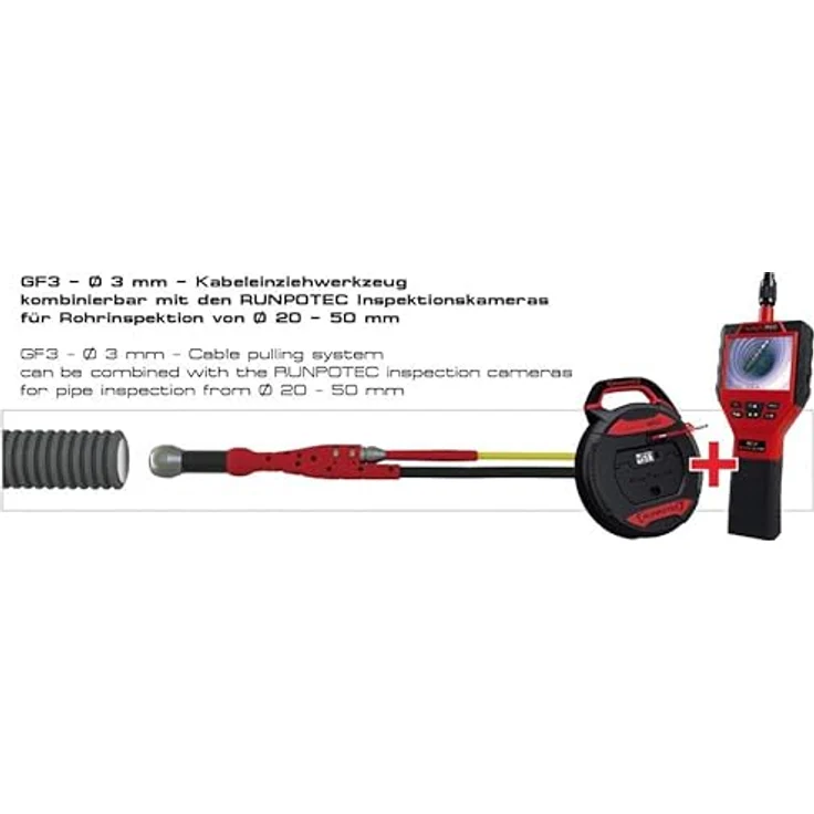 Runpotec 10197 GF3 Kabeleinziehgerät 30 Meter ohne Meterzähler Glasfaserstab Ø3mm - Preisvergleich – Bild 5