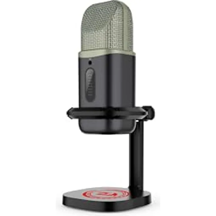 Redragon GM305 ECHOWAVE, Mikrofon mit RGB-Beleuchtung, Niere und Omnidirektional, USB-C Anschluss, hohe Abtastrate bis 192 kHz, Touch-Lautstärkeregelung