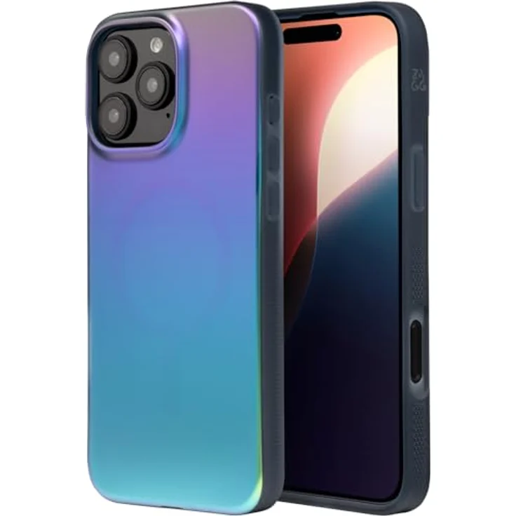 ZAGG Milan Snap Graphen-verstärkte Hülle für iPhone 16 Pro Max [6.9-Inch], MagSafe-kompatibel, stoßfest, Rabenfeder schwarz – Bild 1