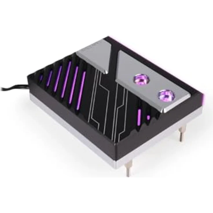 Alphacool WAC Apex 1 CPU Kühler AM5, Hochleistungs CPU Wasserblock mit aRGB-Beleuchtung, Transparent – Bild 2