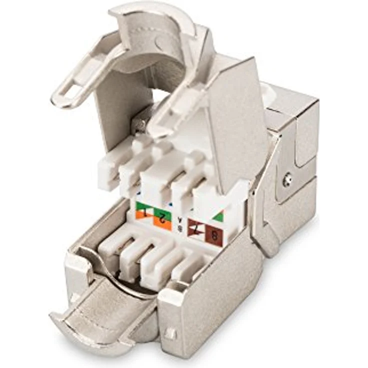 DIGITUS Keystone-Modul - Cat-6 - Geschirmt - RJ45 - Klasse E - 250 MHz - 1GBase-T - Montage Werkzeugfrei - Preisvergleich – Bild 2