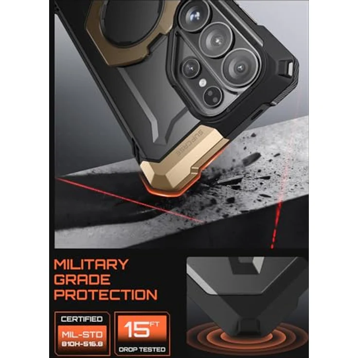 SUPCASE Unicorn Beetle Grip, Samsung Galaxy S26 Ultra Hülle mit Ringhalter, kompatibel mit MagSafe, robuste Schutzhülle in Desert, 6,9 Zoll – Bild 5
