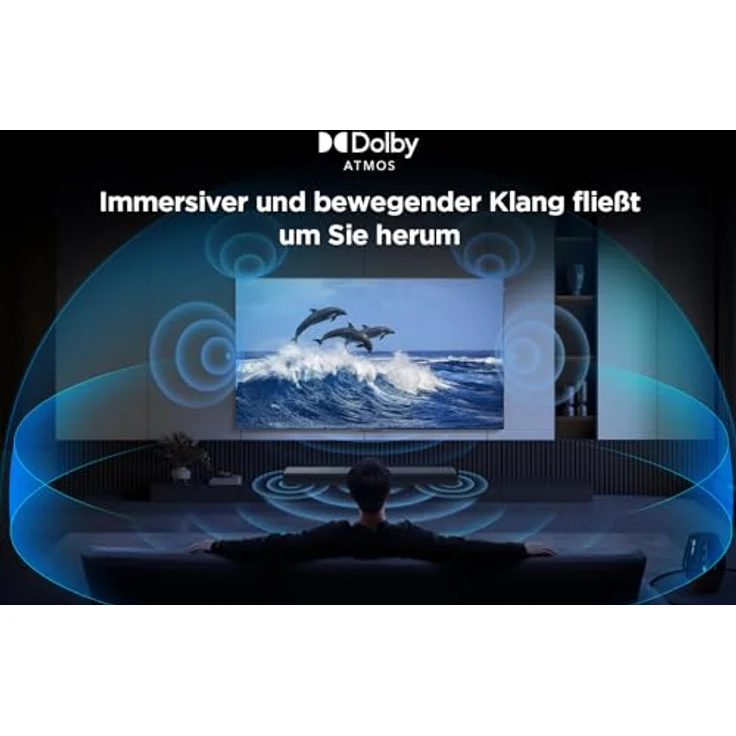 TCL S45HE 2.0 Kanal TV Partner Soundbar mit Dolby Atmos und DTS Virtual:X, AI Sonic-Adaptation Ready, unterstützt HDMI eARC, Bluetooth, Schwarz – Bild 5