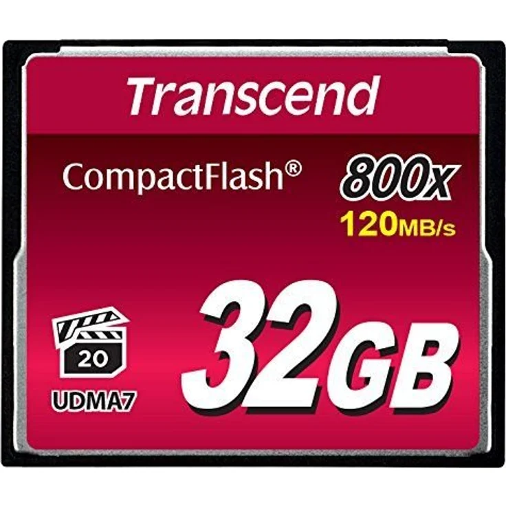 Transcend 32 GB CompactFlash 800 Speicherkarte TS32GCF800 – Bild 2
