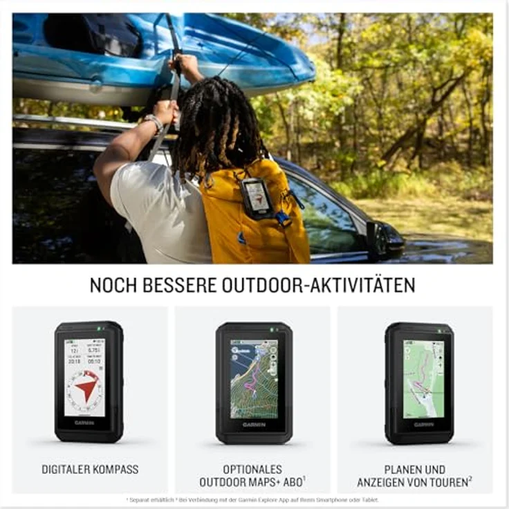 Garmin eTrex Touch, GPS-Handgerät mit 3"-Farb-Touchdisplay, vorinstallierten TopoActive Karten für Europa, 130 Stunden Akkulaufzeit, IP67 wetterfest – Bild 4