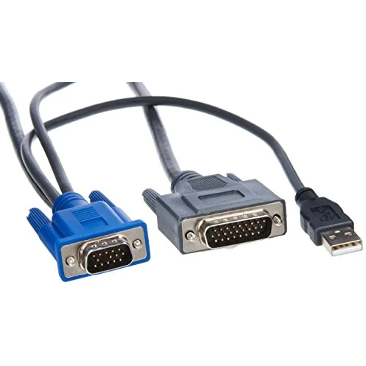 KVM-USB-Kabel (für 1x4-Server Console Switch), 2 Meter, 2er Pack - Ingram Micro - AF613A - 4948382490650