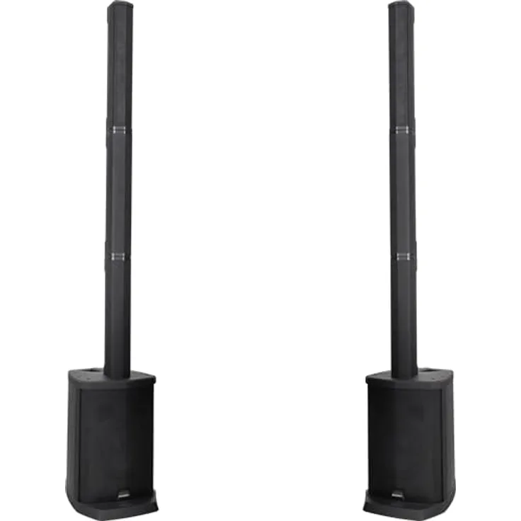 McGrey E-208LAB Aktiv Line Array Akku-Säulenanlage Stereo Set Schwarz - 200 Watt, Bluetooth, Subwoofer 8"