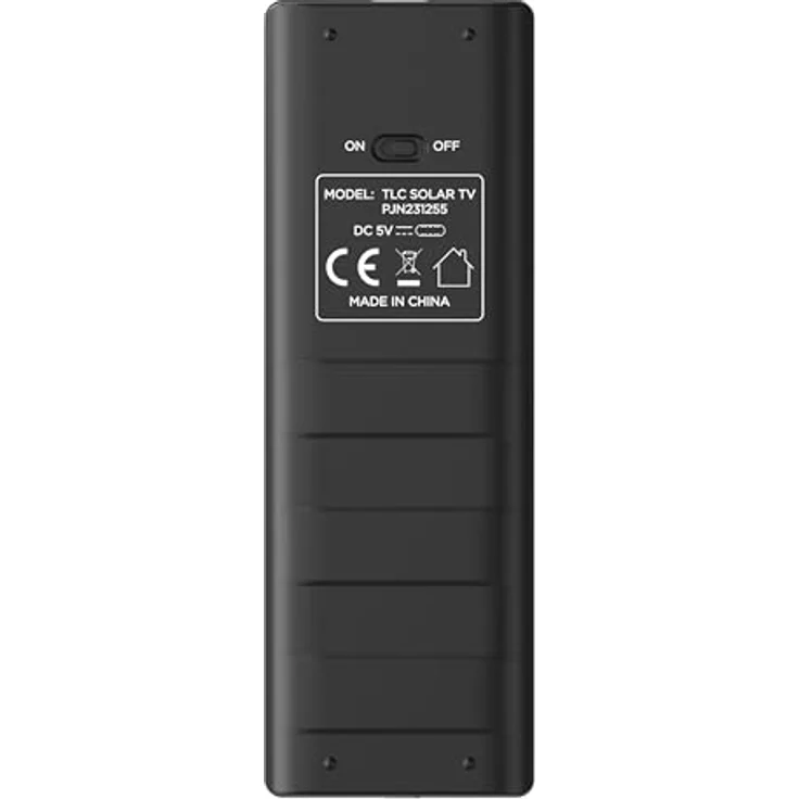 Meliconi TLC Solar TV-Infrarot-Fernbedienung, universelle Kompatibilität für verschiedene TV-Marken, Schwarz – Bild 5