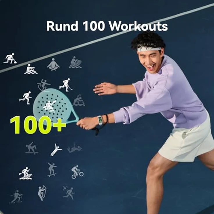 HUAWEI Band 11 Pro, Fitness-Tracker für Handgelenke 130-210 mm, blau – Bild 9