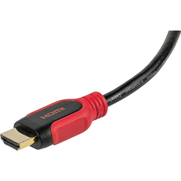 Vivanco PRO 14HDHD 15PB High Speed HDMI Kabel mit Ethernet (Audio Rückkanal ARC 1,5m) rot-schwarz – Bild 3
