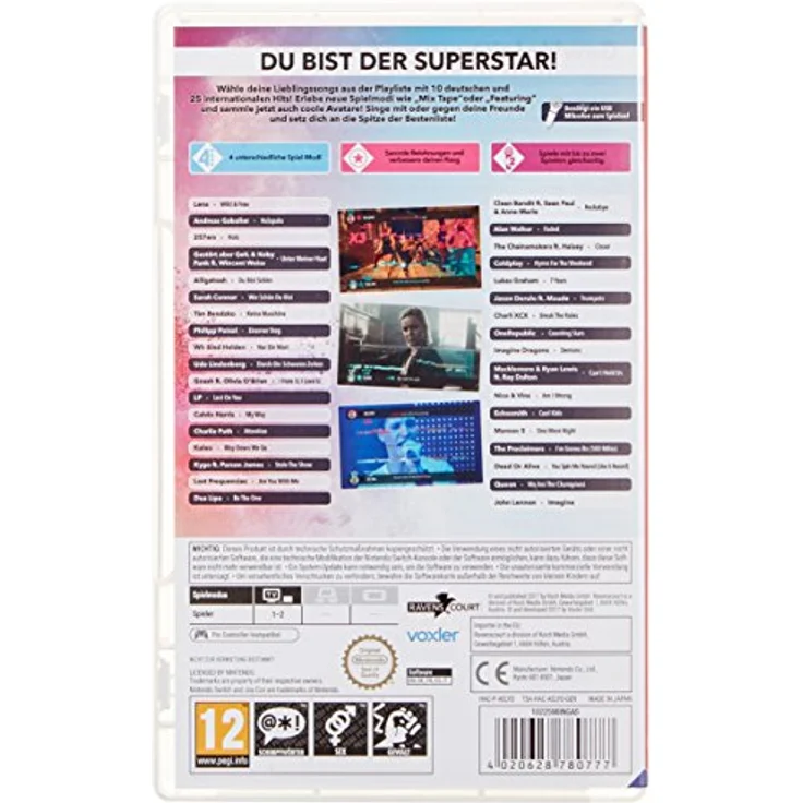 Let's Sing 2018 - Mit Deutschen Hits! + 2 Mikrofone (Switch) – Bild 4