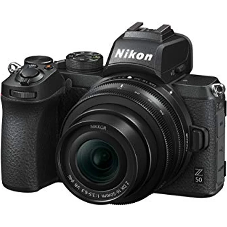 Nikon Z 50 KIT DX 16-50 mm 1:3.5-6.3 VR Kamera im DX-Format (20,9 MP, OLED-Sucher mit 2,36 Millionen Bildpunkten, 11 Bilder pro Sekunde, Hybrid-AF mit Fokus-Assistent, ISO 100-51.200, 4K UHD Video) – Bild 2