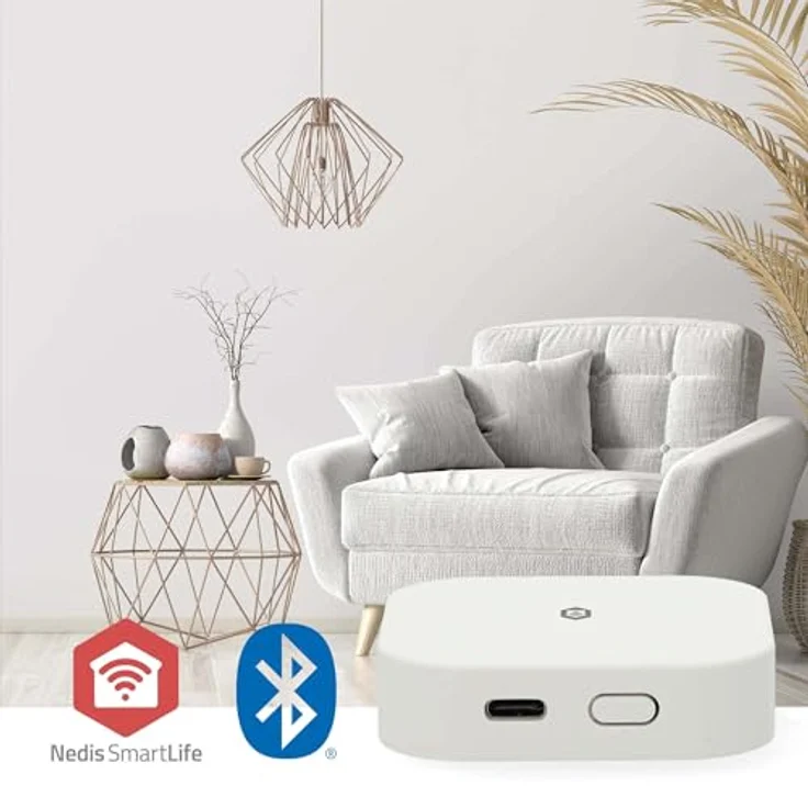 Nedis SmartLife Gateway, Bluetooth / Zigbee 3.0, Smart Home Hub für bis zu 50 Geräte, USB-Stromversorgung, Weiss – Bild 6