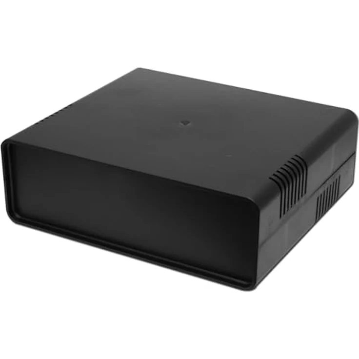 Donau Elektronik KGB31, Halbschalengehäuse aus Polystyrol mit Lüftungsschlitzen, schwarz – Bild 2