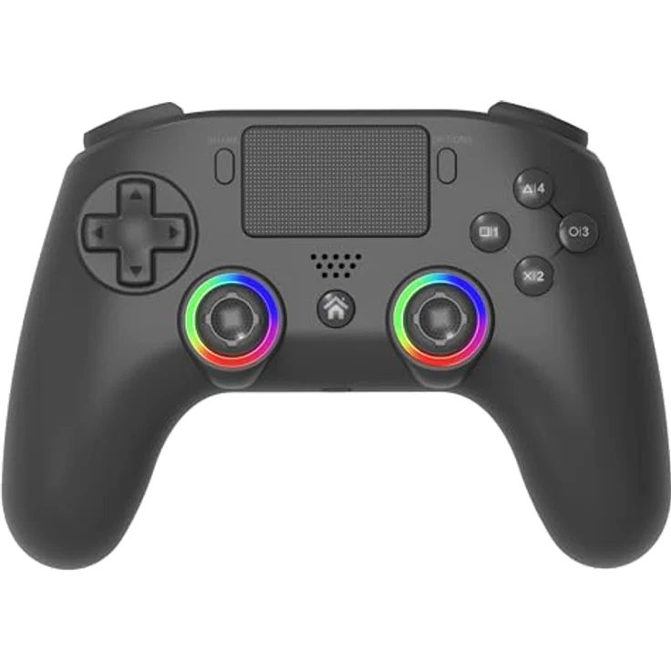 Subsonic Wireless Controller PS5/PS5 SLIM, Gaming Controller mit LED-Beleuchtung, programmierbaren Tasten, schwarz – Bild 1