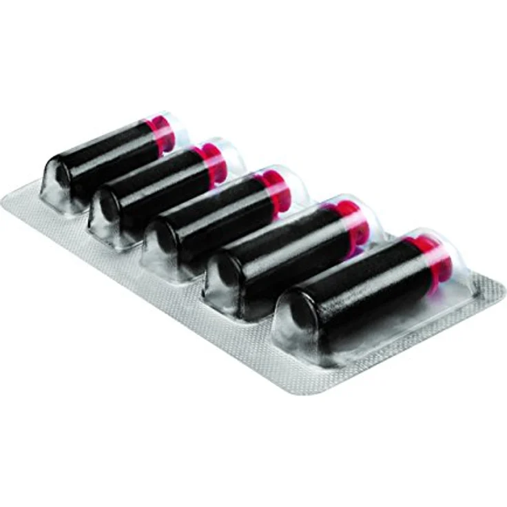 METO Farbrollen für METO Basic S / Arrow S, (5 Stück, schwarz, 1-zeilig, für 22 x 12 mm Etiketten) – Bild 3