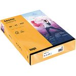 inapa farbiges Druckerpapier, buntes Papier tecno Colors: 80 g/m², A3, 500 Blatt, mittelorange, 80g / m²