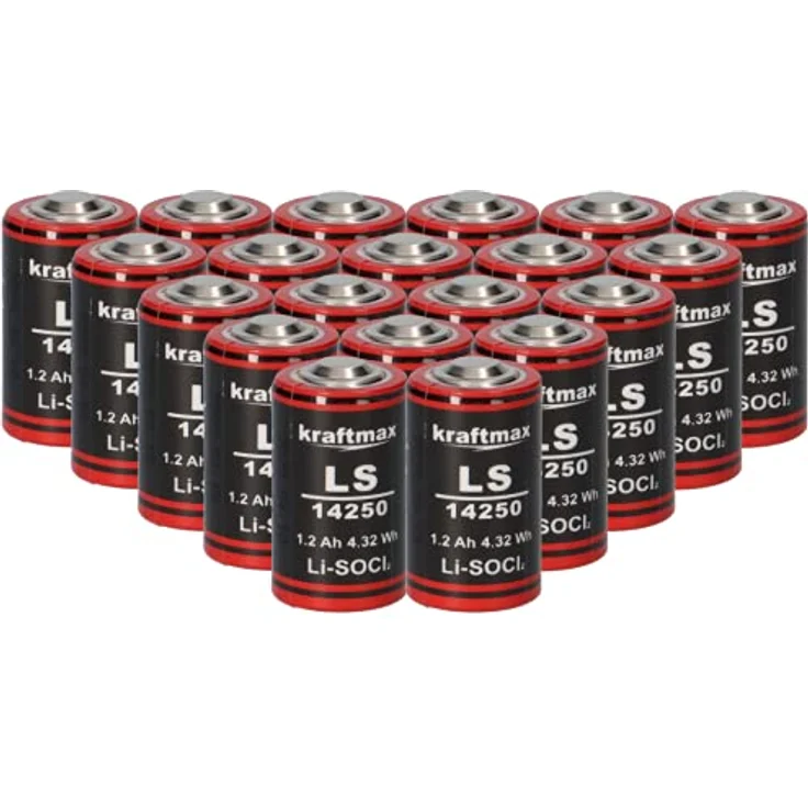 20x Kraftmax Lithium 3,6V Batterie LS14250 1/2 AA - Zelle – Bild 2