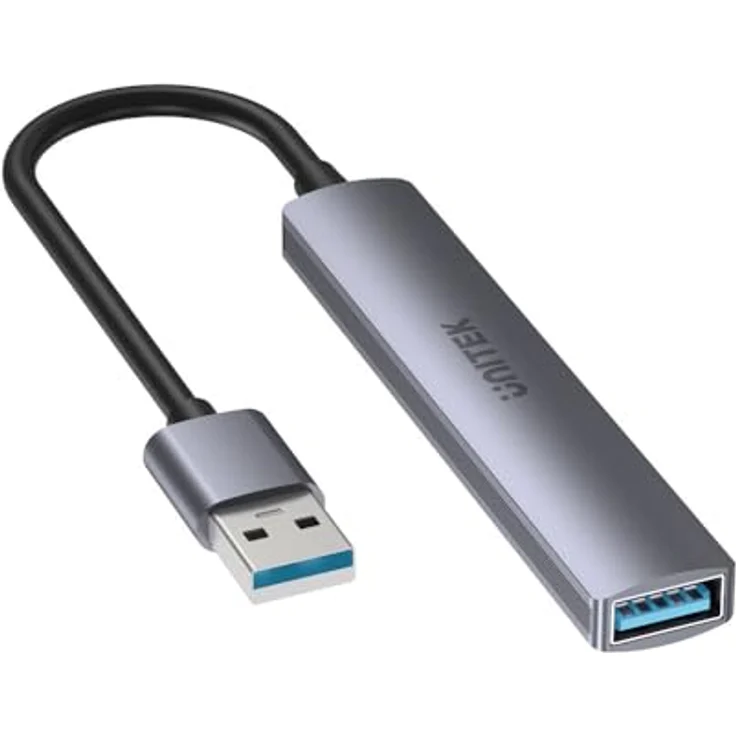 UNITEK h1208a USB Hub, mehrfarbig, kompakt und vielseitig – Bild 4